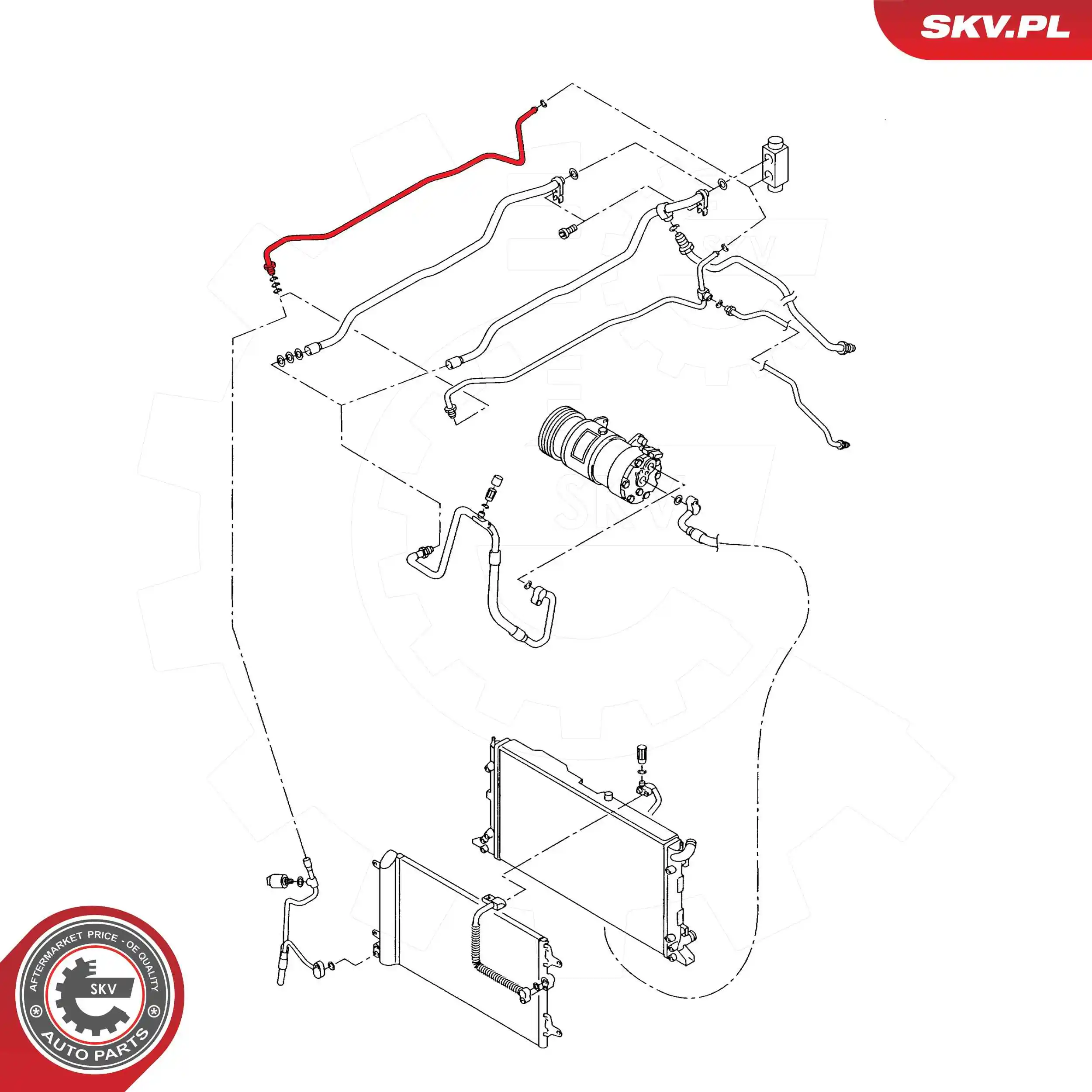 High/Low-pressure Line, air conditioning